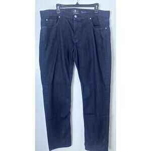 7 for all Mankind Men's The Straight Leg Dark Wash Jeans Size 40x33